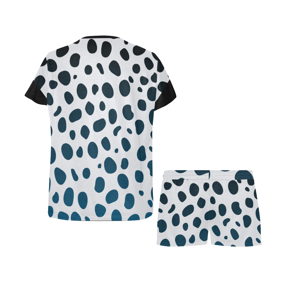 Animal Leopard skin Women's Short Pajama Set