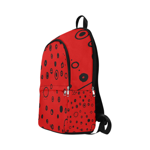 Galaxy 033 Red Fabric Backpack for Adult (Model 1659)