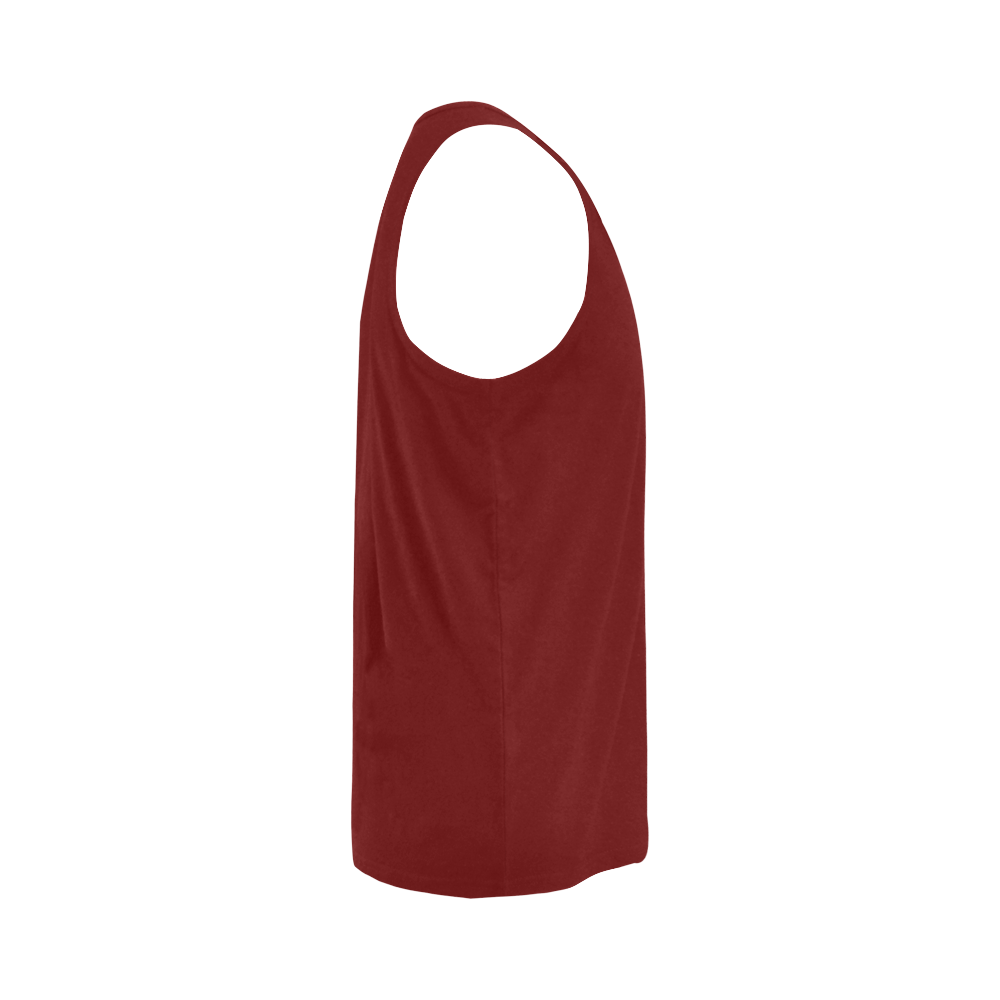 color blood red All Over Print Tank Top for Men (Model T43)