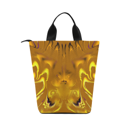 Winged Fractality Nylon Lunch Tote Bag (Model 1670)