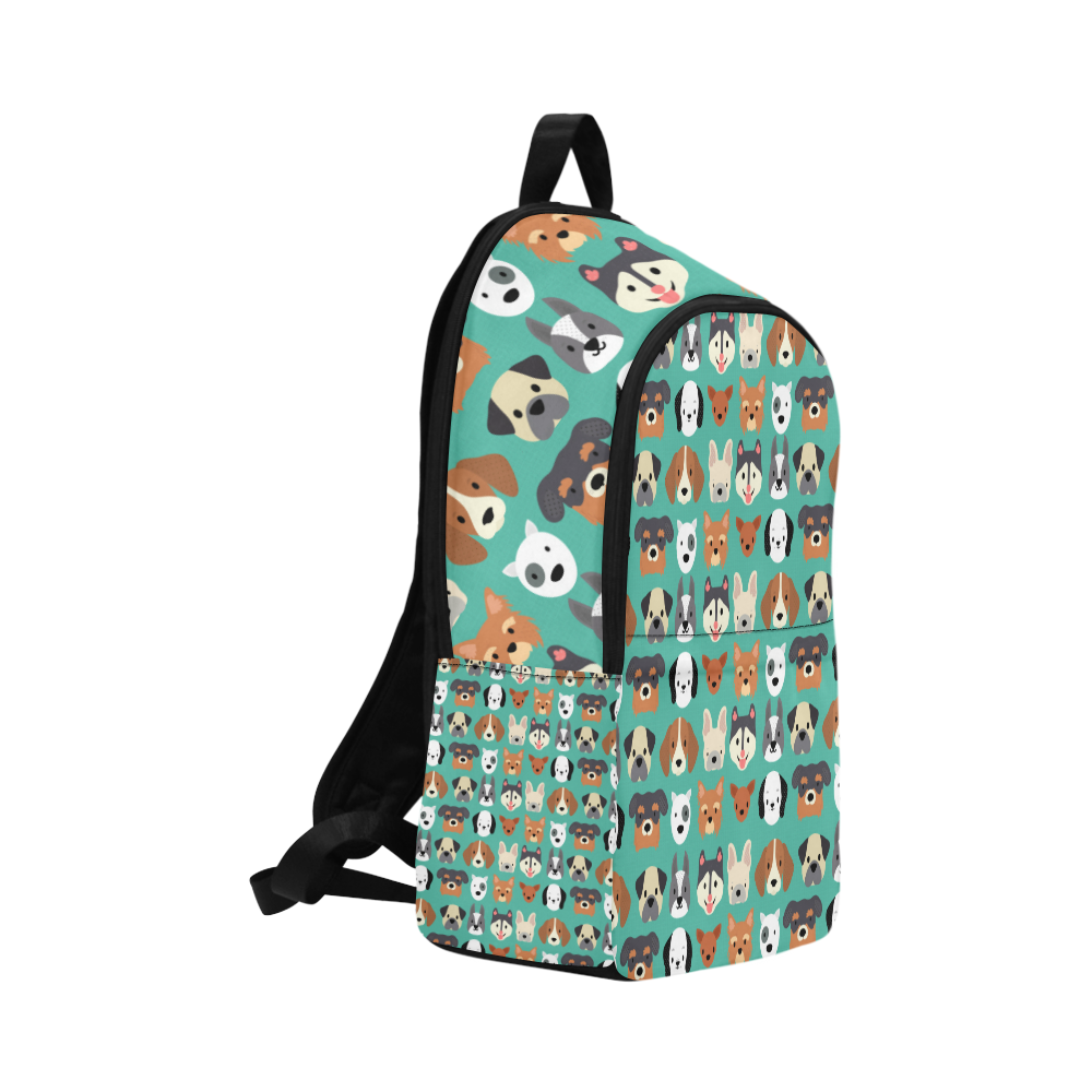 Dog faces Fabric Backpack for Adult (Model 1659)