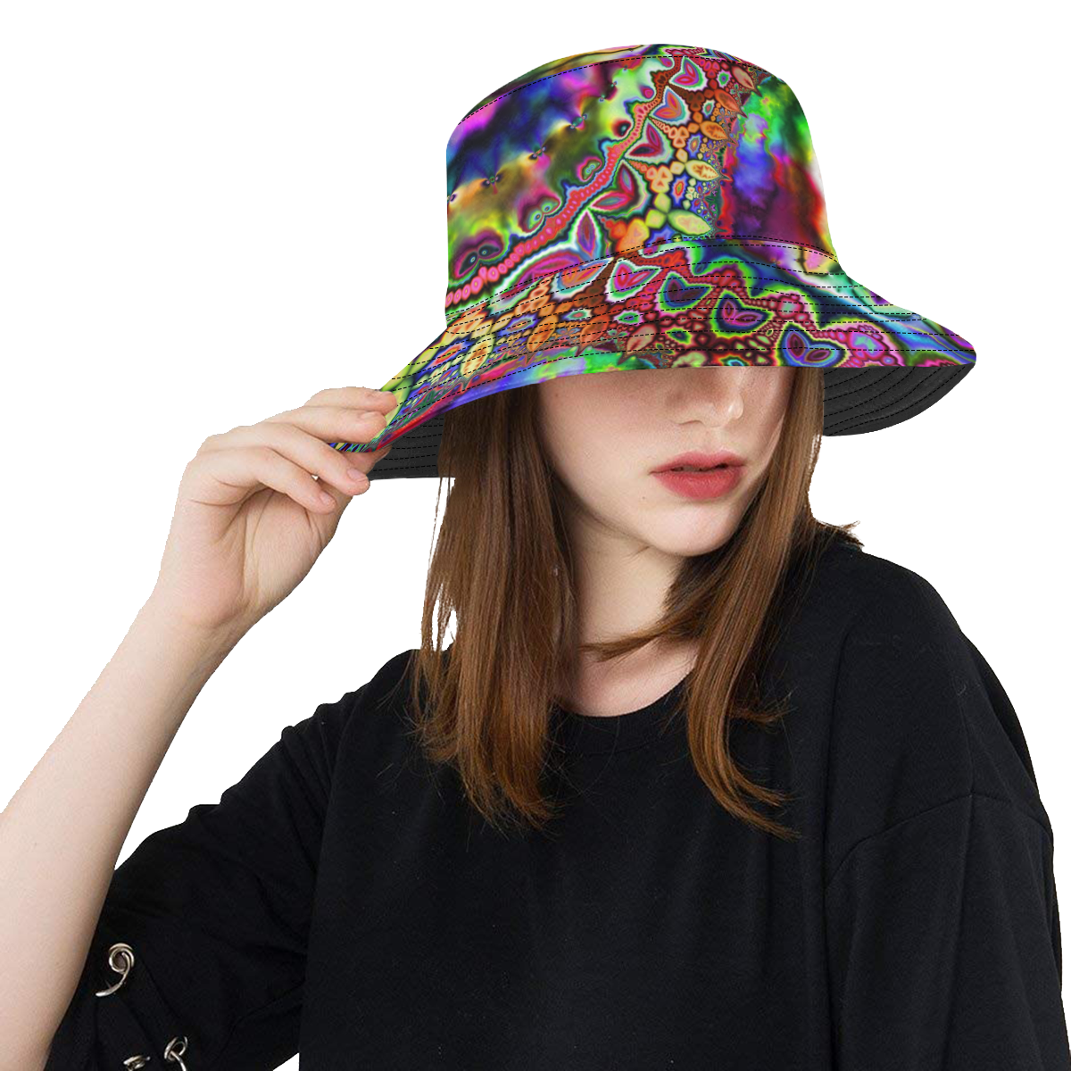 Ride The Rainbow All Over Print Bucket Hat