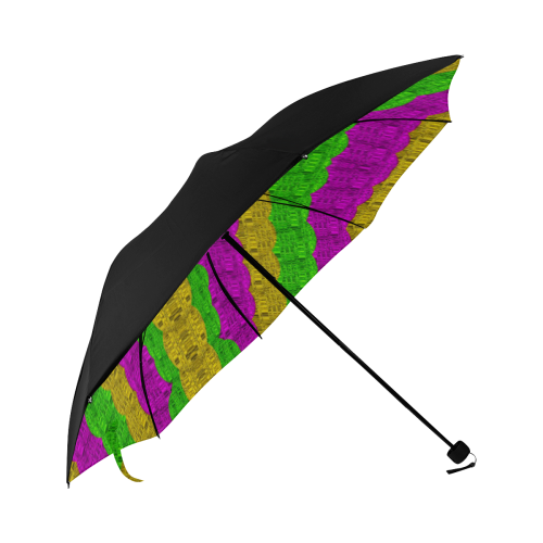 Hipster or hippie in  pattern style Anti-UV Foldable Umbrella (Underside Printing) (U07)