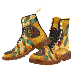 "Elfin Gold" Unique Ladies' rubber soled Boots by Creative Devotions - Martin Boots For Women Model 1203H