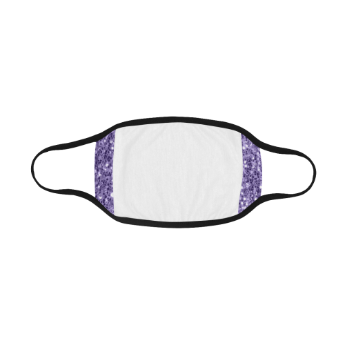 Ultra violet purple glitter sparkles Mouth Mask