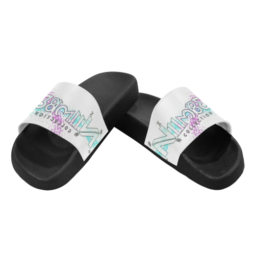 NUMBERS Collection Splash Men's Slide Sandals (Model 057)