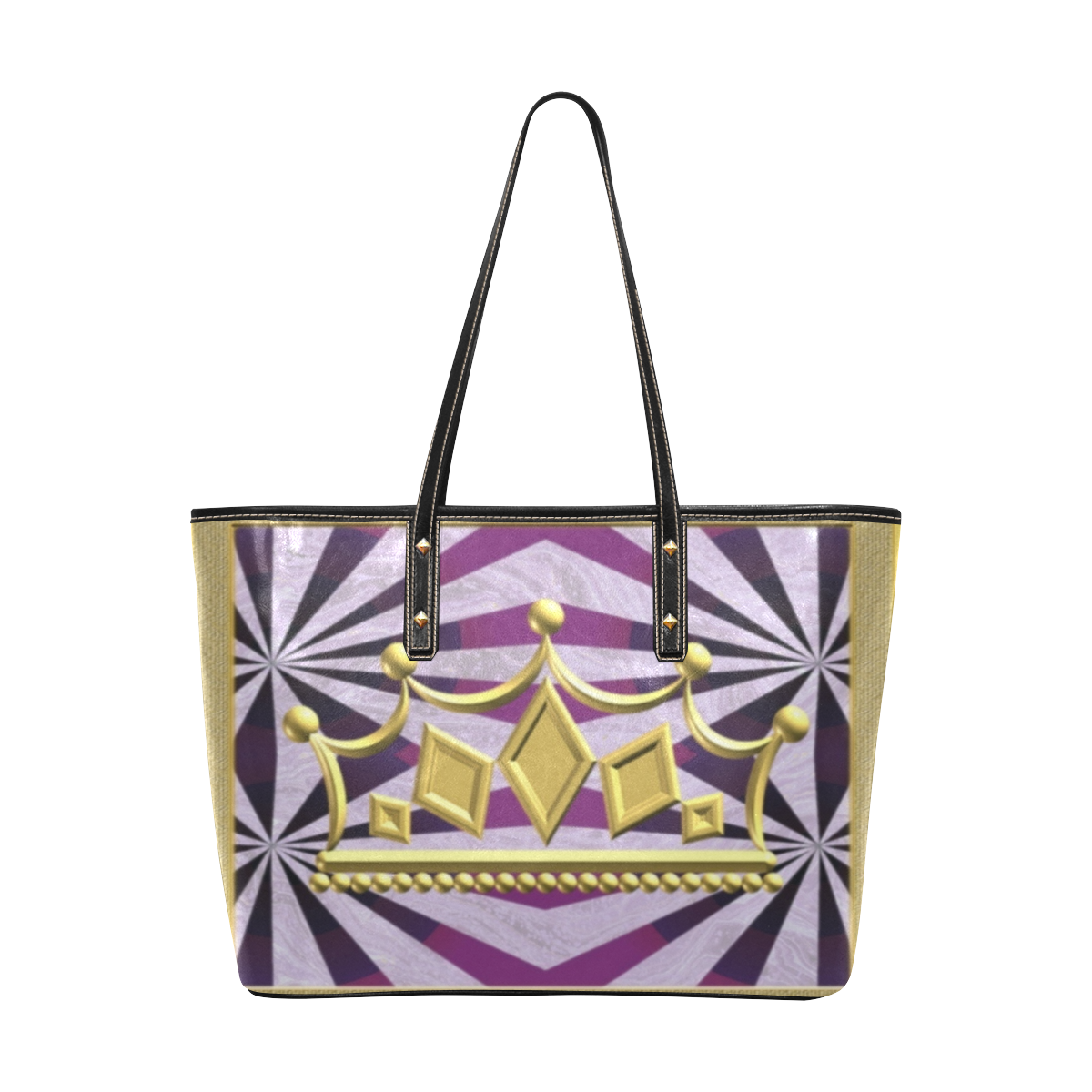 Crown Royal Chic Tote Bag Chic Leather Tote Bag (Model 1709)