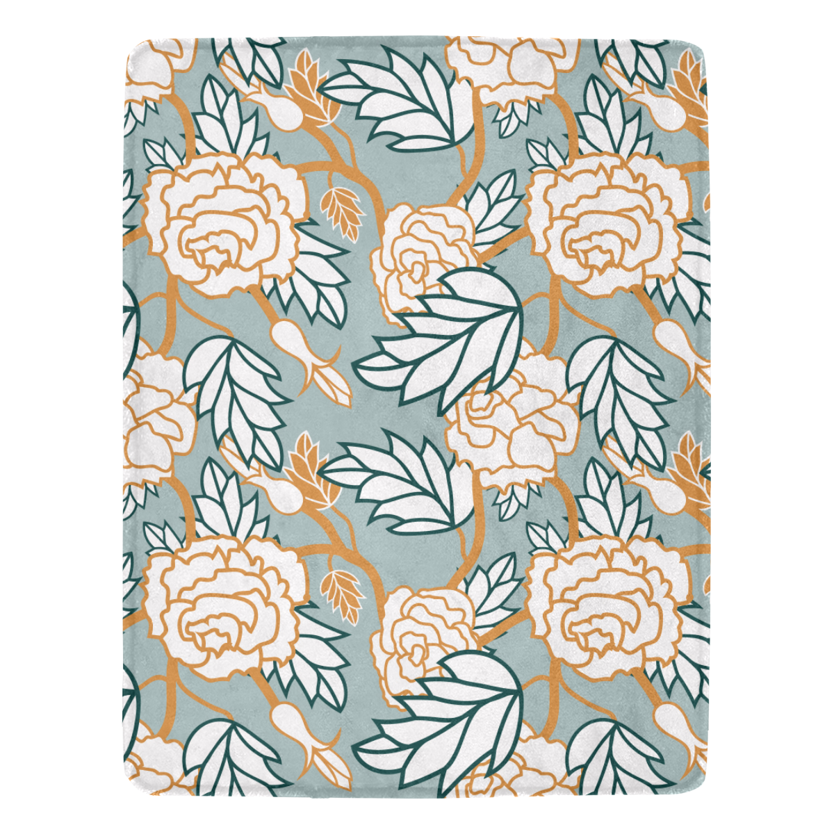 Fantasy flowers Ultra-Soft Micro Fleece Blanket 54''x70''