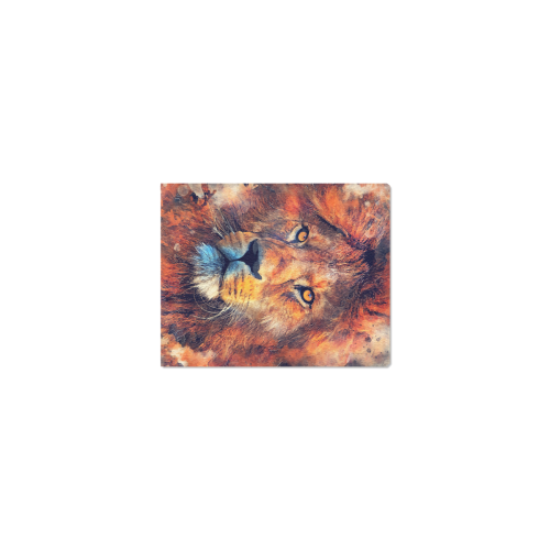 lion art #lion #animals #cat Canvas Print 8"x10"
