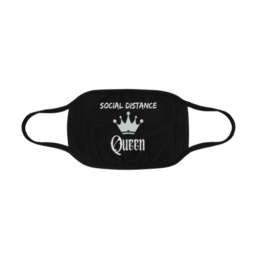 Social Distance White Queen Mouth Mask
