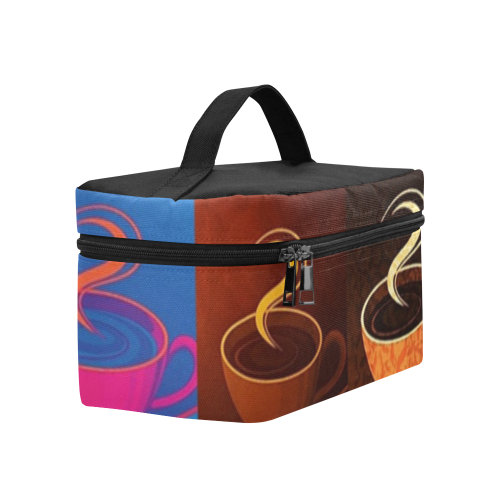 coffee cup montage Cosmetic Bag/Large (Model 1658)