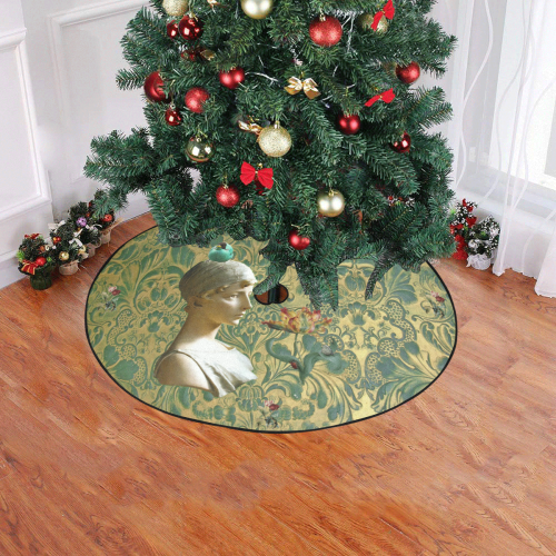 Tulip Girl Christmas Tree Skirt 47" x 47"