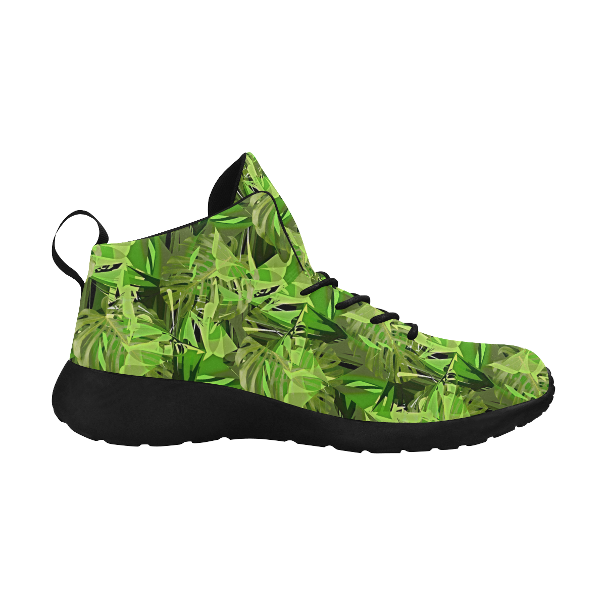 Tropical Jungle Leaves Camouflage Men's Chukka Training Shoes (Model 57502)