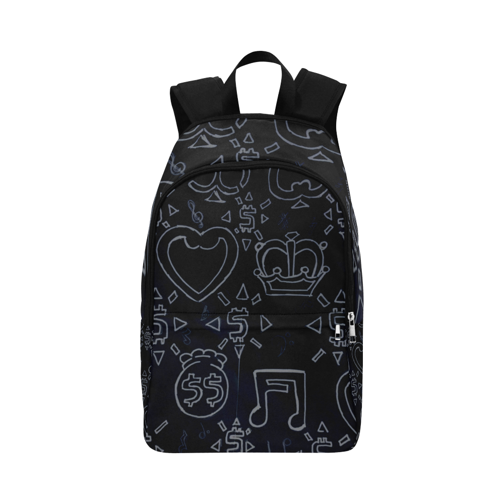 mce pattern backpack blk/blk Fabric Backpack for Adult (Model 1659)