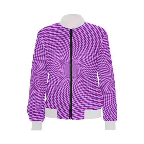 CHECKERBOARD 426 All Over Print Bomber Jacket for Women (Model H36)