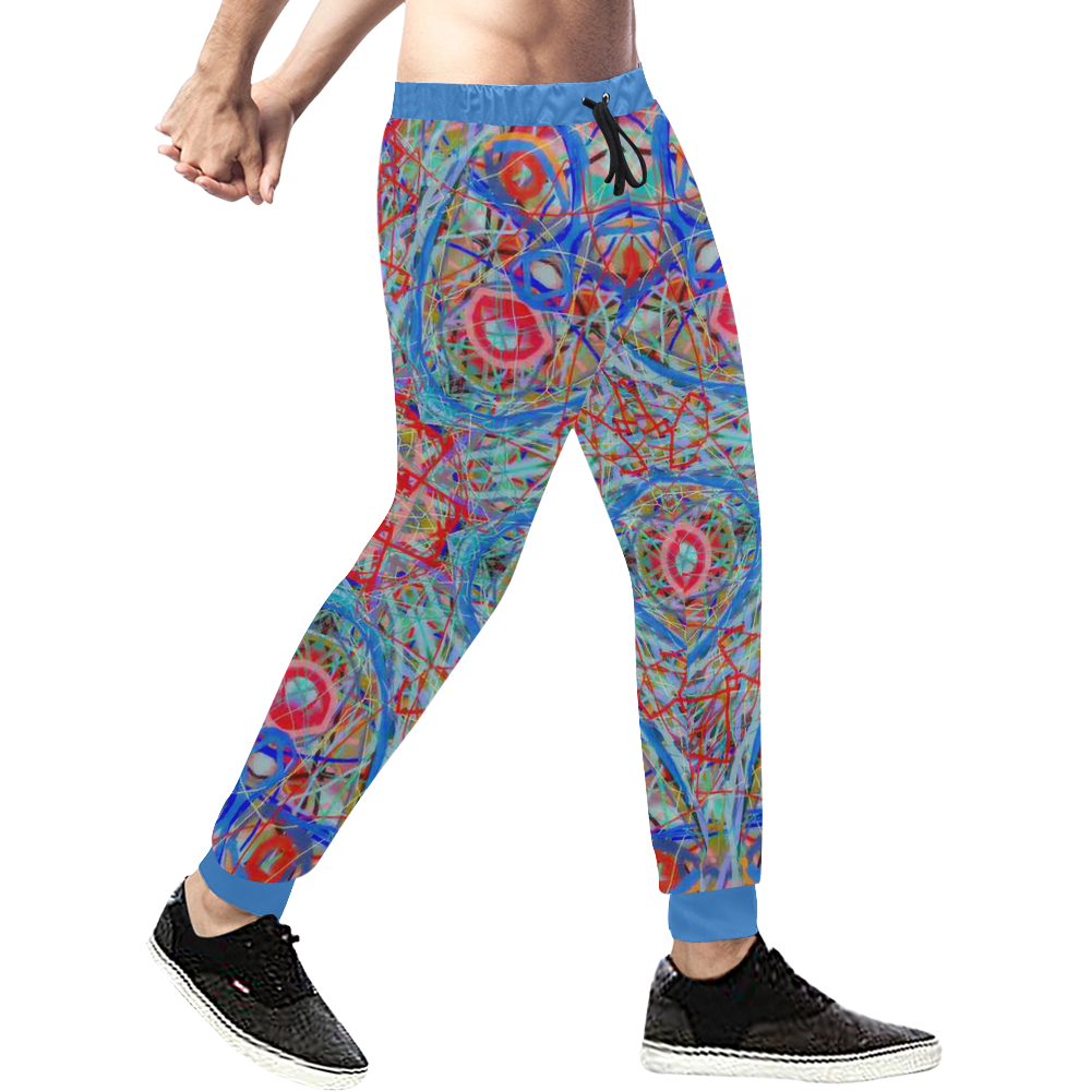 Thleudron Timeless Men's All Over Print Sweatpants (Model L11)
