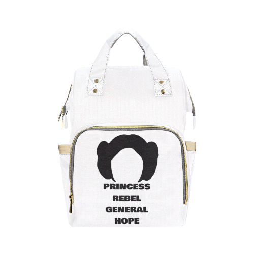 Leia - Rebel, Princess, General & Hope Multi-Function Diaper Backpack/Diaper Bag (Model 1688)