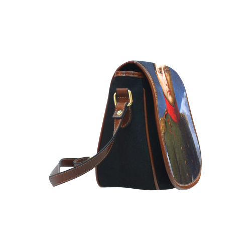 Napoleon Bonaparte Saddle Bag/Small (Model 1649)(Flap Customization)
