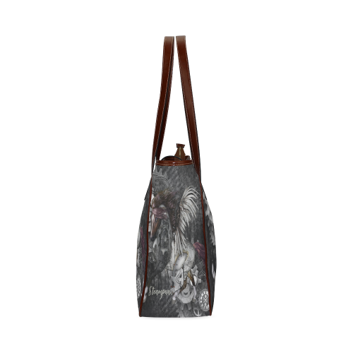 Aweswome steampunk horse with wings Classic Tote Bag (Model 1644)