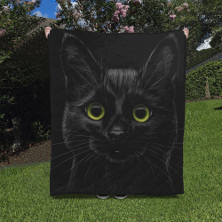 Black Cat Quilt 50"x60"