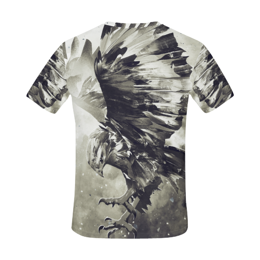 Eagle Bird Animal All Over Print T-Shirt for Men (USA Size) (Model T40)