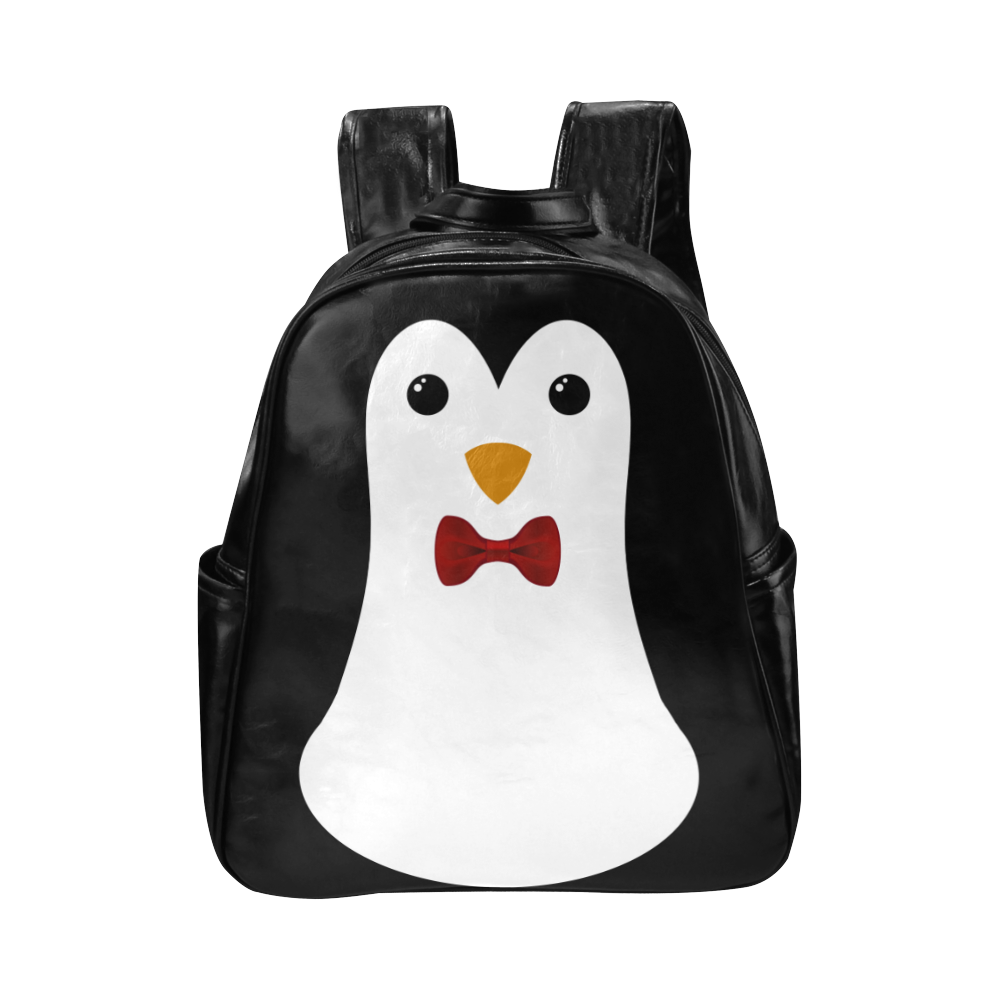 Penguin Kawaii Style Boy Multi-Pockets Backpack (Model 1636)