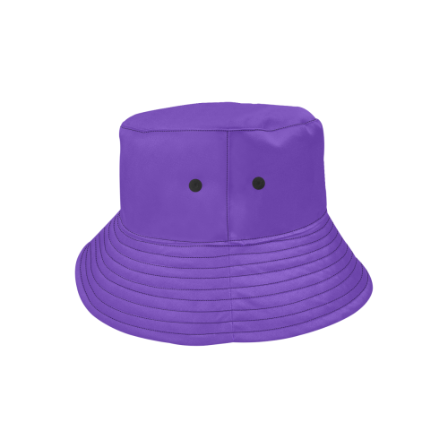 basic solid colors purple All Over Print Bucket Hat