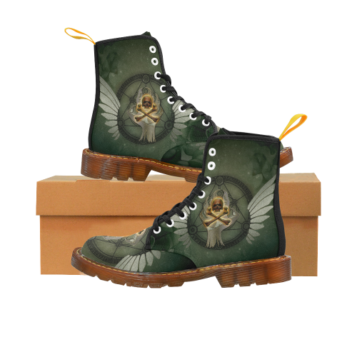 Skull in a hand Martin Boots For Women Model 1203H