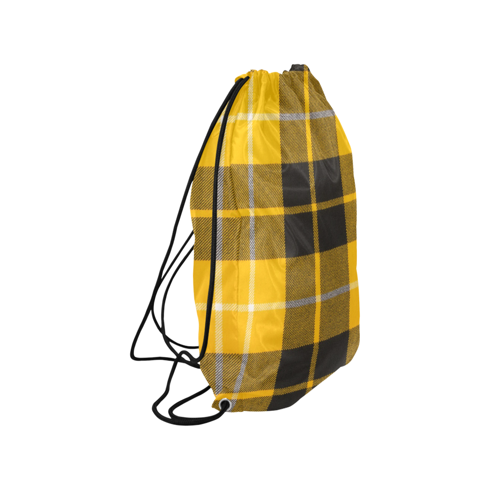 BARCLAY DRESS LIGHT MODERN TARTAN Small Drawstring Bag Model 1604 (Twin Sides) 11"(W) * 17.7"(H)