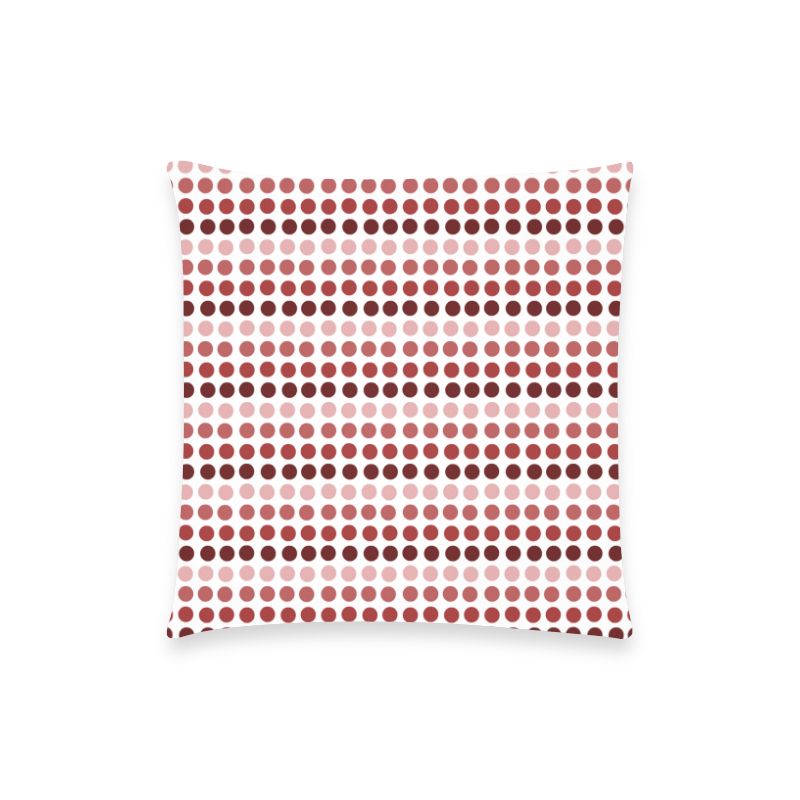 reddish dots Custom  Pillow Case 18"x18" (one side) No Zipper