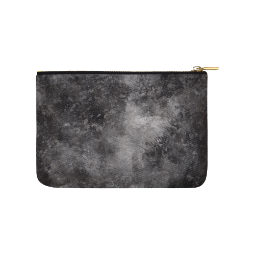 Black Grunge Carry-All Pouch 9.5''x6''