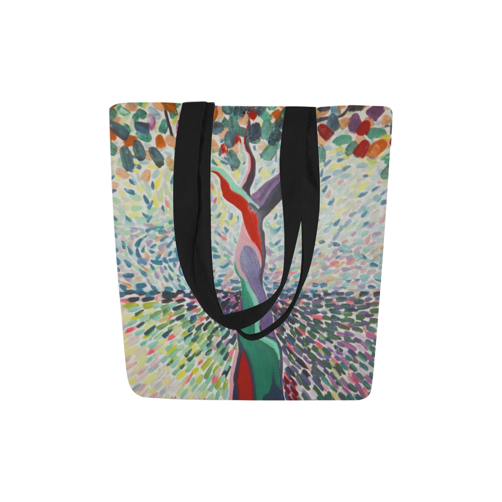 Canvas Tote Tree of Love Canvas Tote Bag (Model 1657)