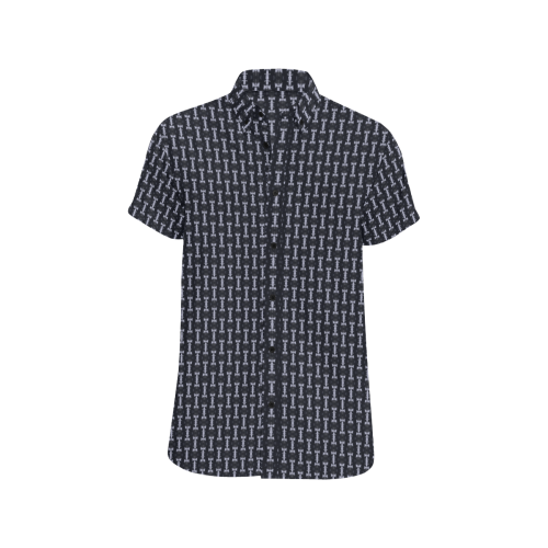 Model #104c| Men's All Over Print Short Sleeve Shirt (Model T53)