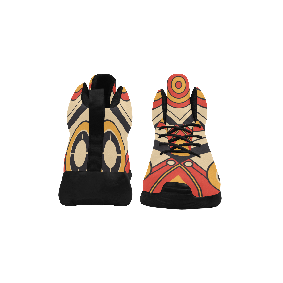 Geo Aztec Bull Tribal Men's Chukka Training Shoes (Model 57502)