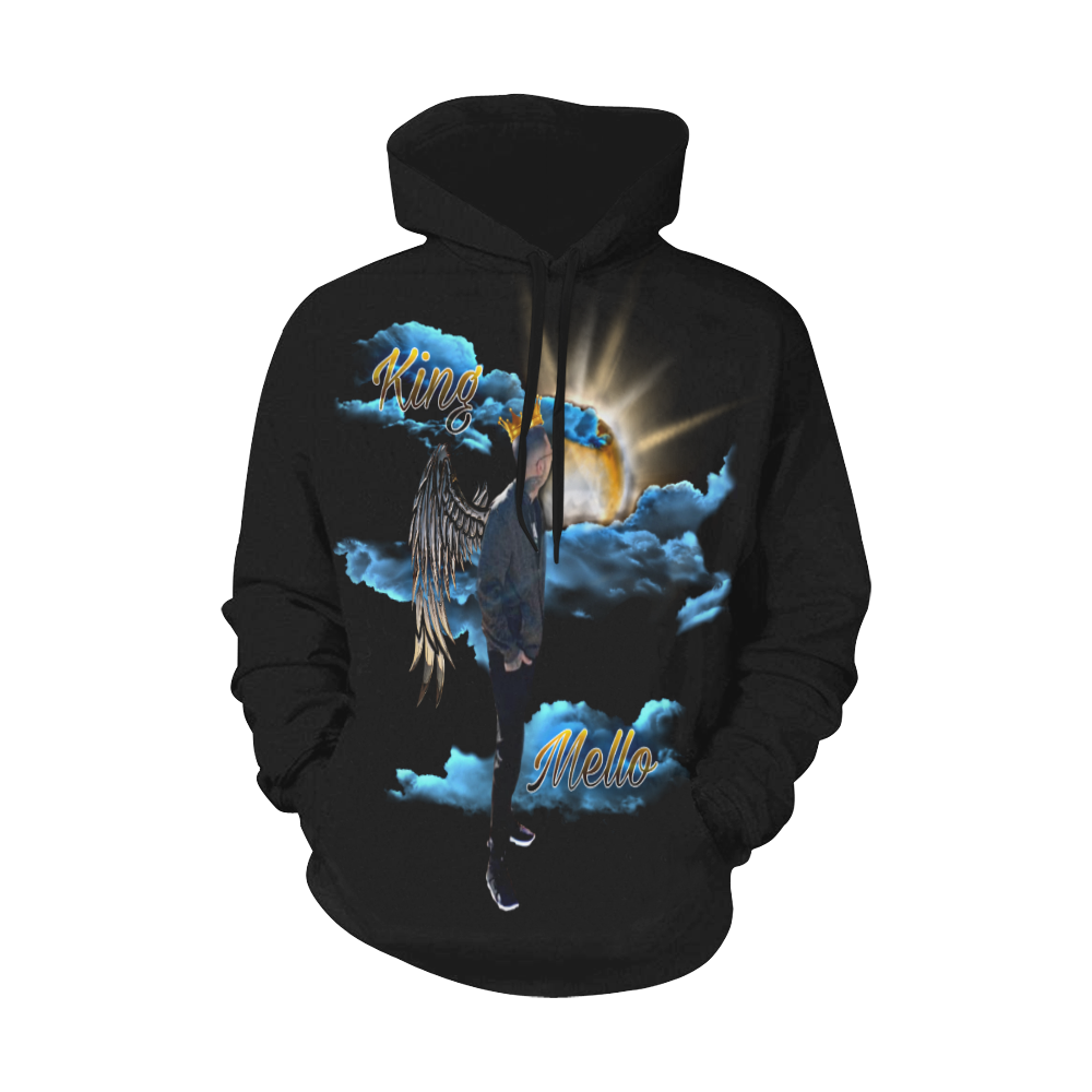 mello All Over Print Hoodie for Men/Large Size (USA Size) (Model H13)