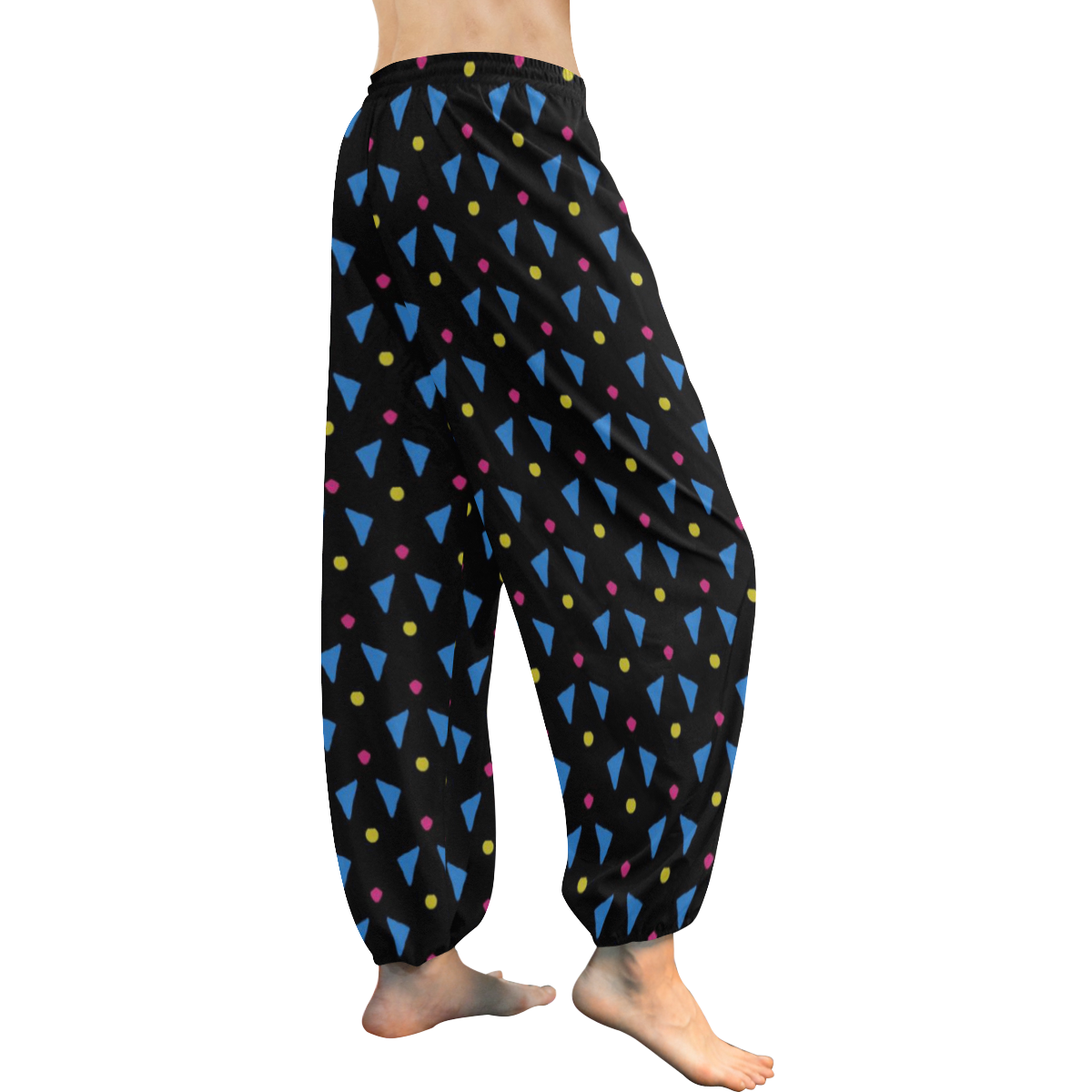Funny Doodle Pattern 2A by JamColors Women's All Over Print Harem Pants (Model L18)