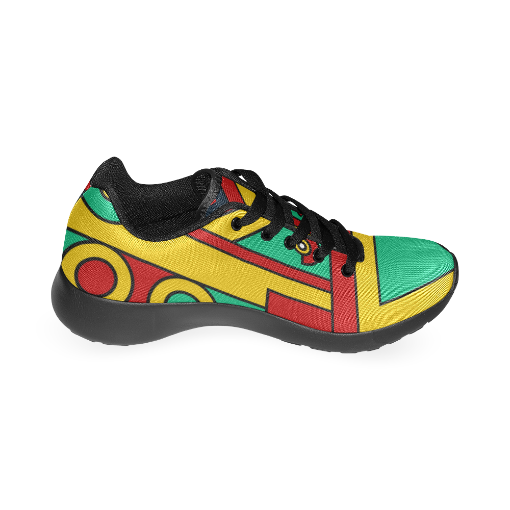 Aztec Spiritual Tribal Men’s Running Shoes (Model 020)