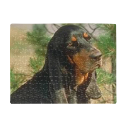 Black Tan Coonhound A3 Size Jigsaw Puzzle (Set of 252 Pieces)