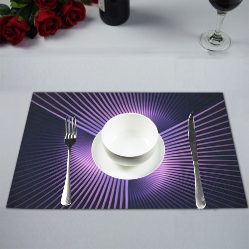 Purple Rays Placemat 12’’ x 18’’ (Set of 6)