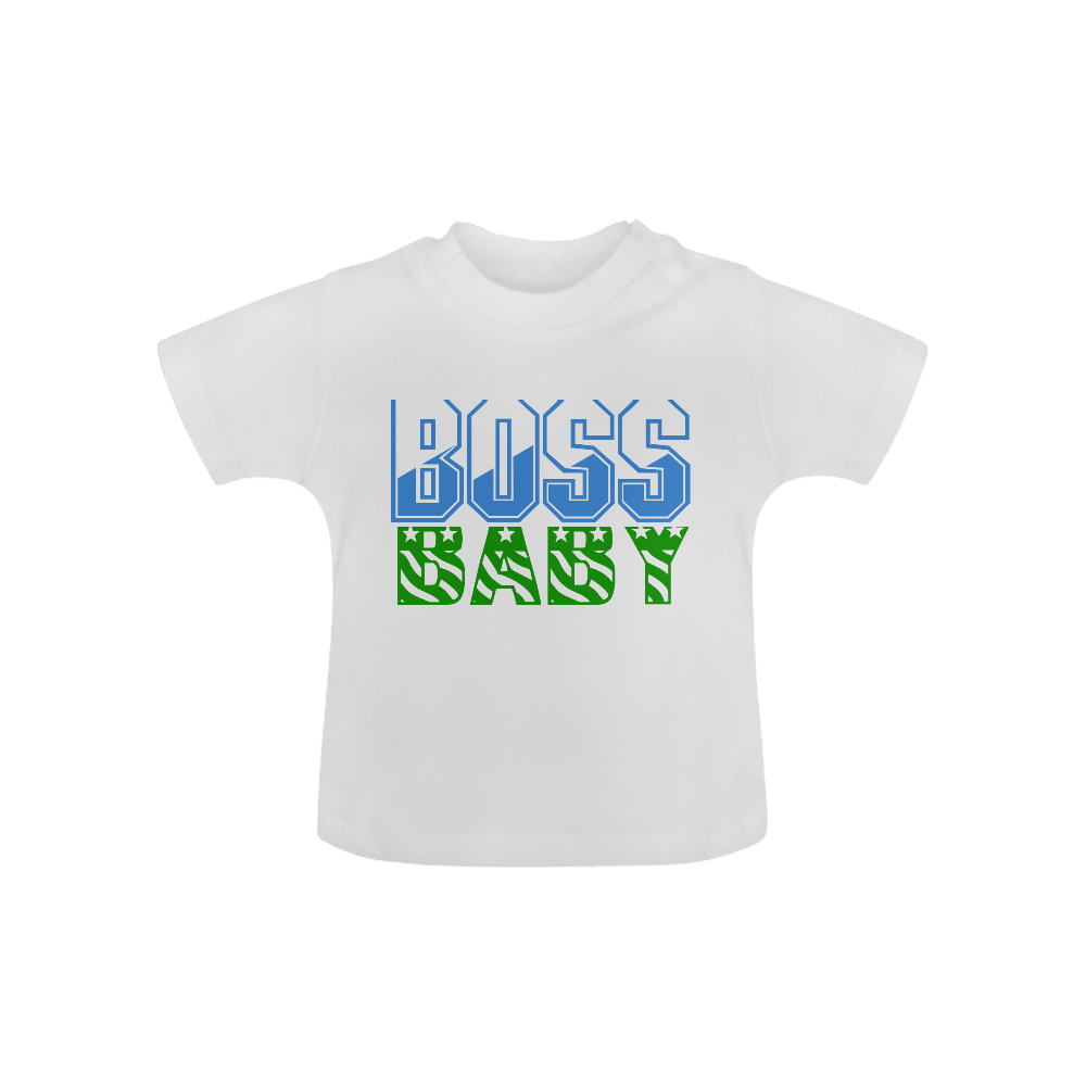 White Boss Baby Straight Tee Baby Classic T-Shirt (Model T30)