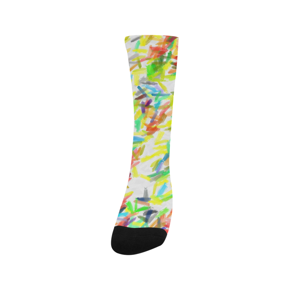 Colorful brush strokes Trouser Socks