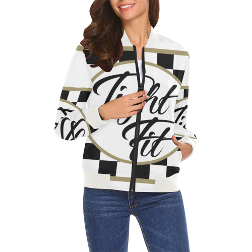 LOCK - MAY 13 - 2019 R4 All Over Print Bomber Jacket for Women (Model H19)