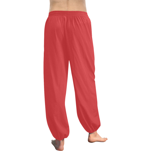 Poppy Red Women's All Over Print Harem Pants (Model L18)