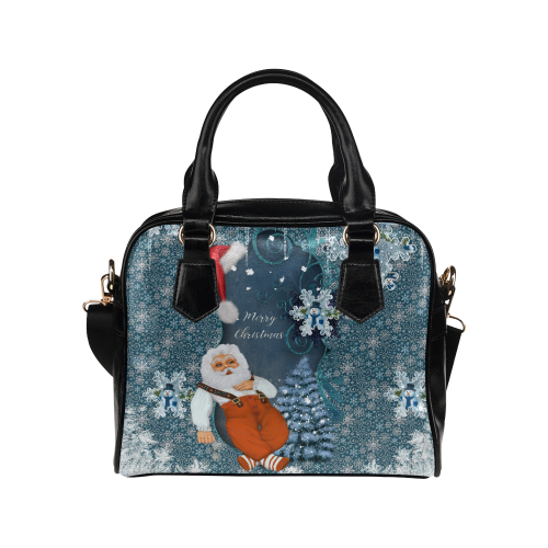 Funny Santa Claus Shoulder Handbag (Model 1634)