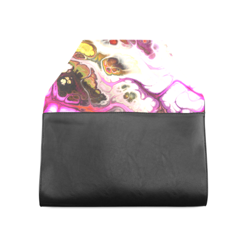 Colorful Marble Design Clutch Bag (Model 1630)
