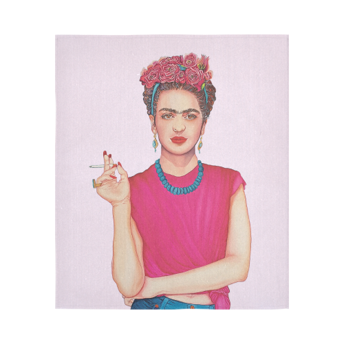 FRIDA Cotton Linen Wall Tapestry 51"x 60"