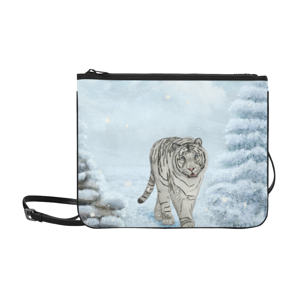 Wonderful siberian tiger Slim Clutch Bag (Model 1668)