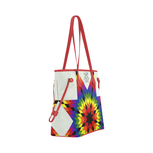 starquilt Clover Canvas Tote Bag (Model 1661)