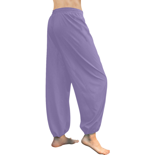 Paisley Purple Women's All Over Print Harem Pants (Model L18)