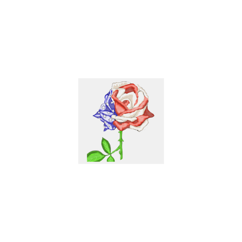 Flag Rose Personalized Temporary Tattoo (15 Pieces)
